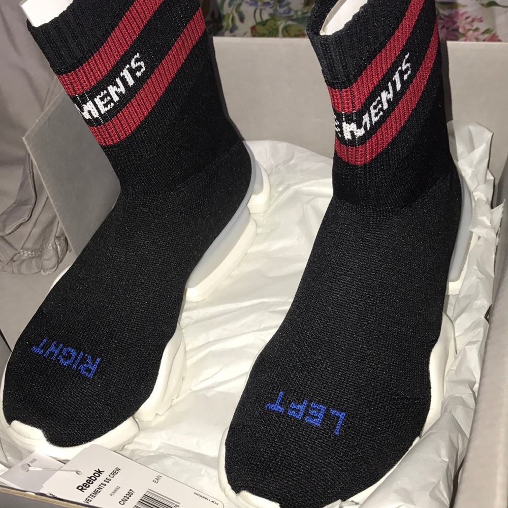Vetements reebok sock shoe